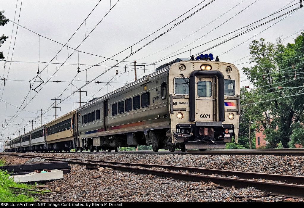 NJT 6071 on train 7620